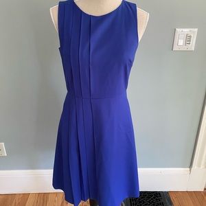 JCrew A-Line Suiting Dress - Cobalt Blue